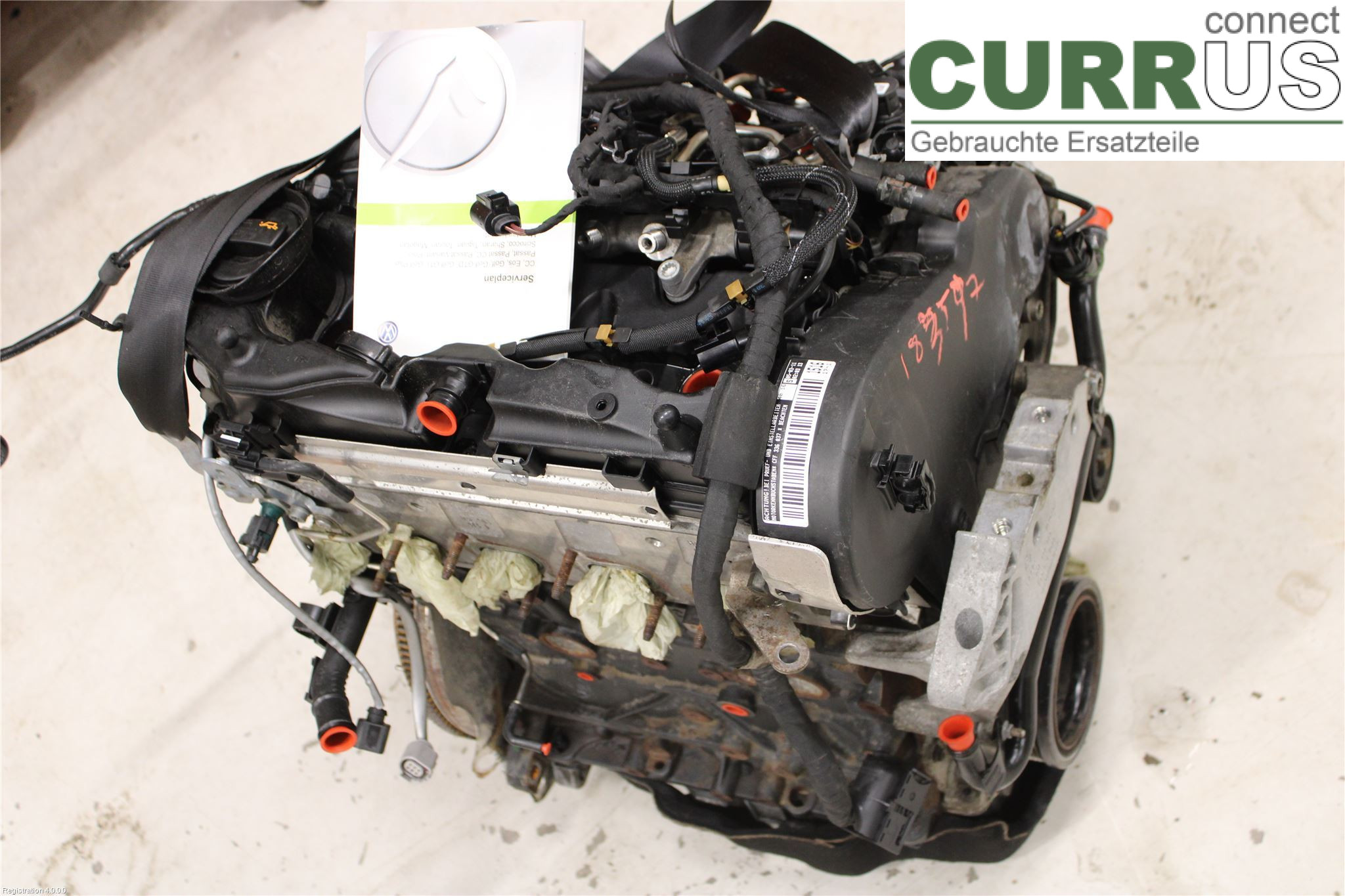 VW PASSAT  11-14 Motor 03L 100 090 JX CFFB