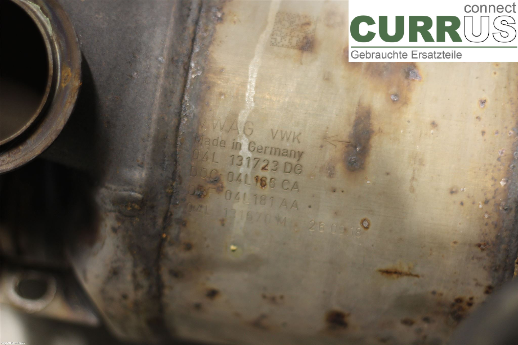 VW CADDY  16-20 Partikelfilter 04L 131 678 PX DFSB