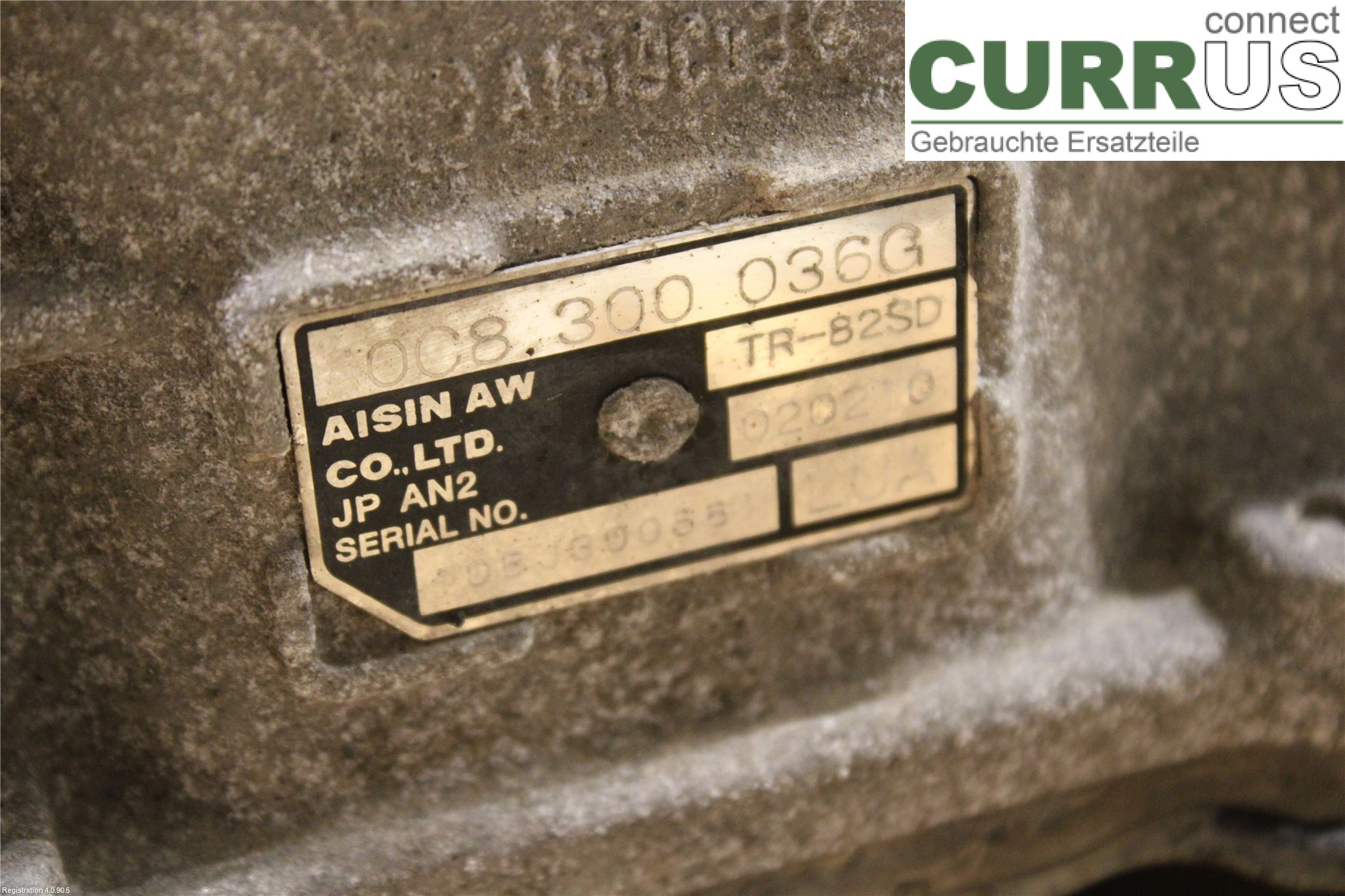 VW TOUAREG 7P  11-18 Gearbox (Automatic) 0C8 300 036 GX CGEA