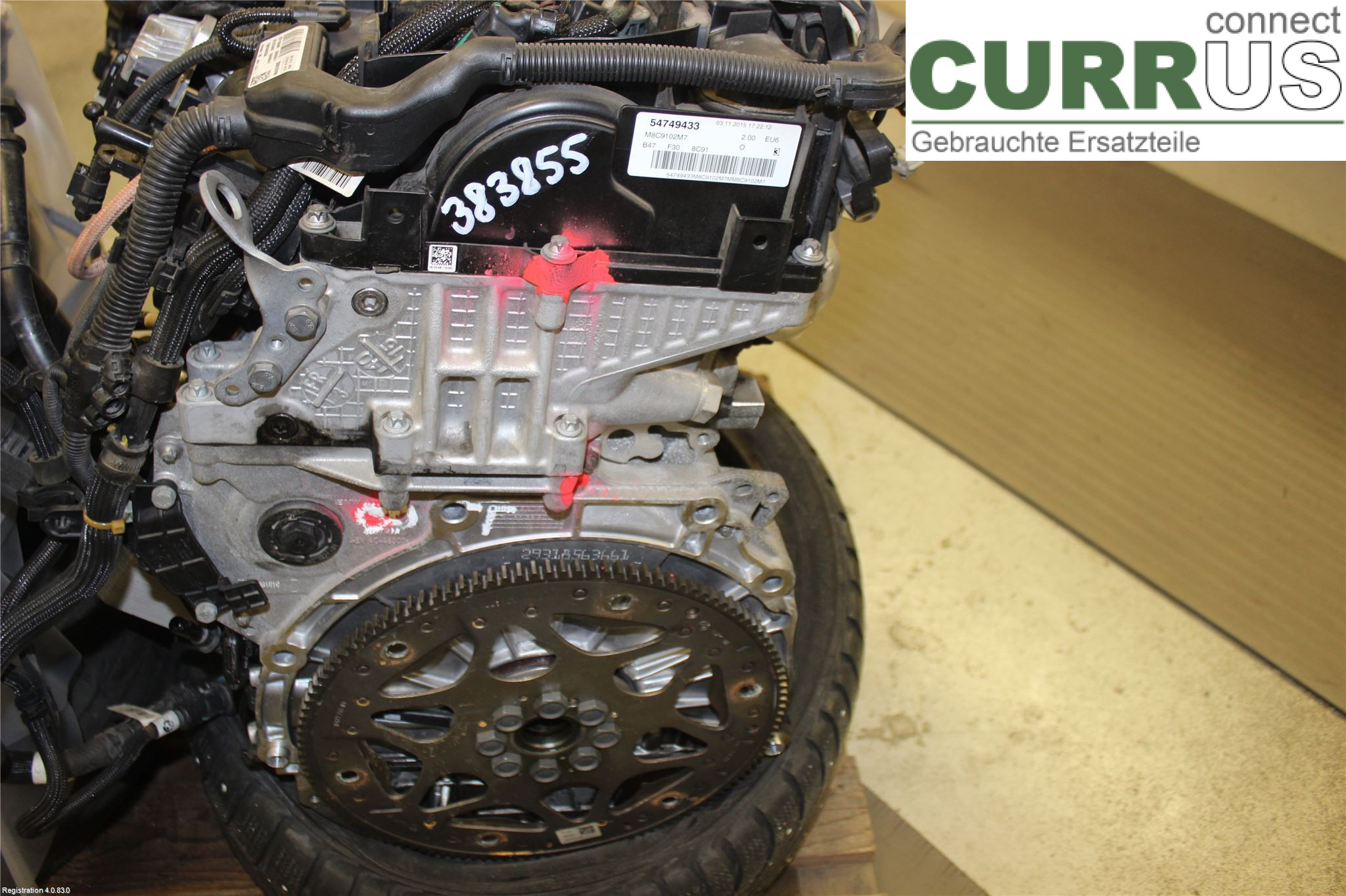 BMW 3 F30/F31/F80    12-19 Engine 11002455618 B47-D20A