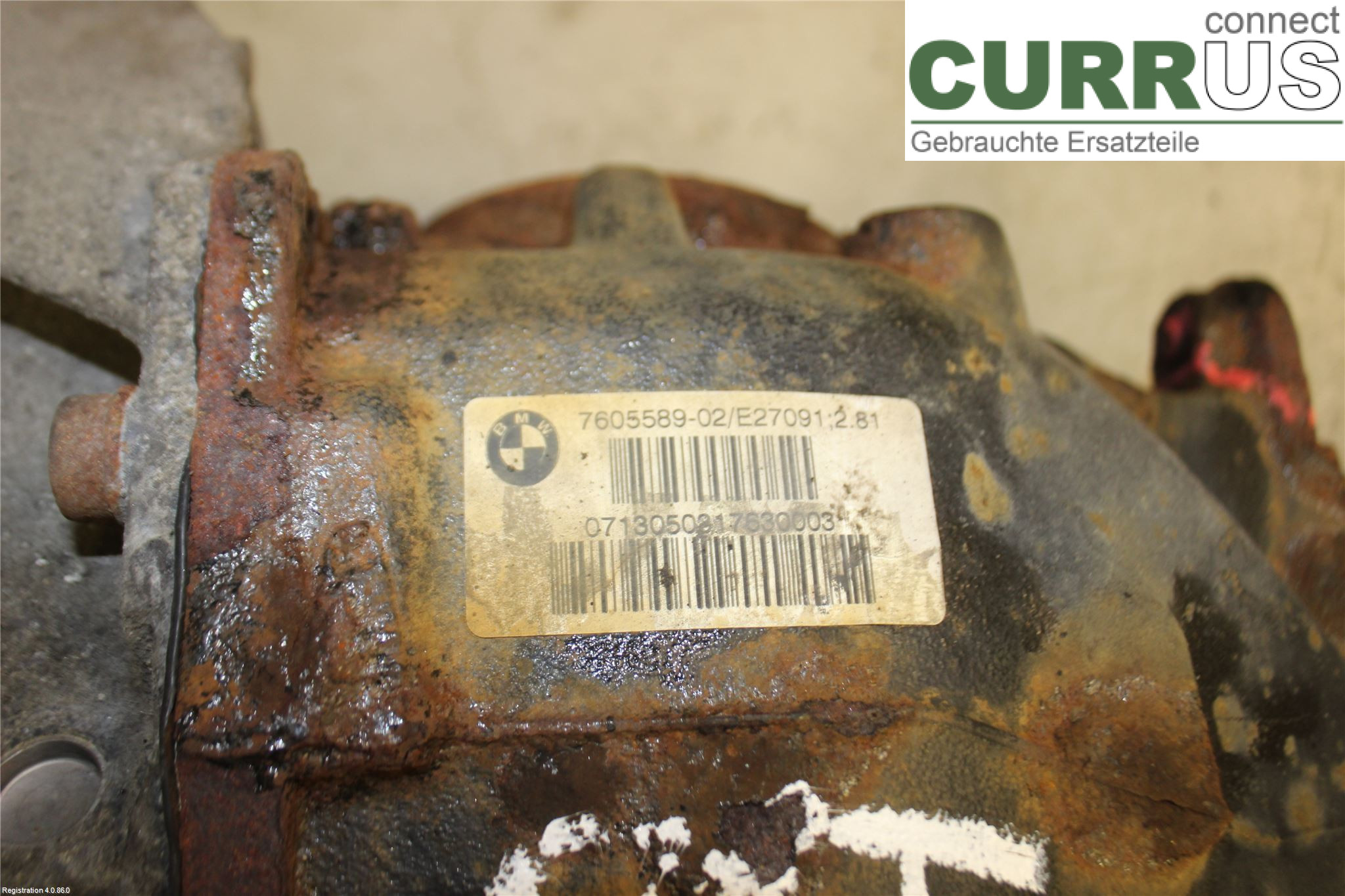 BMW 3 F30/F31/F80    12-19 Differential 33107599475 N47-D20C