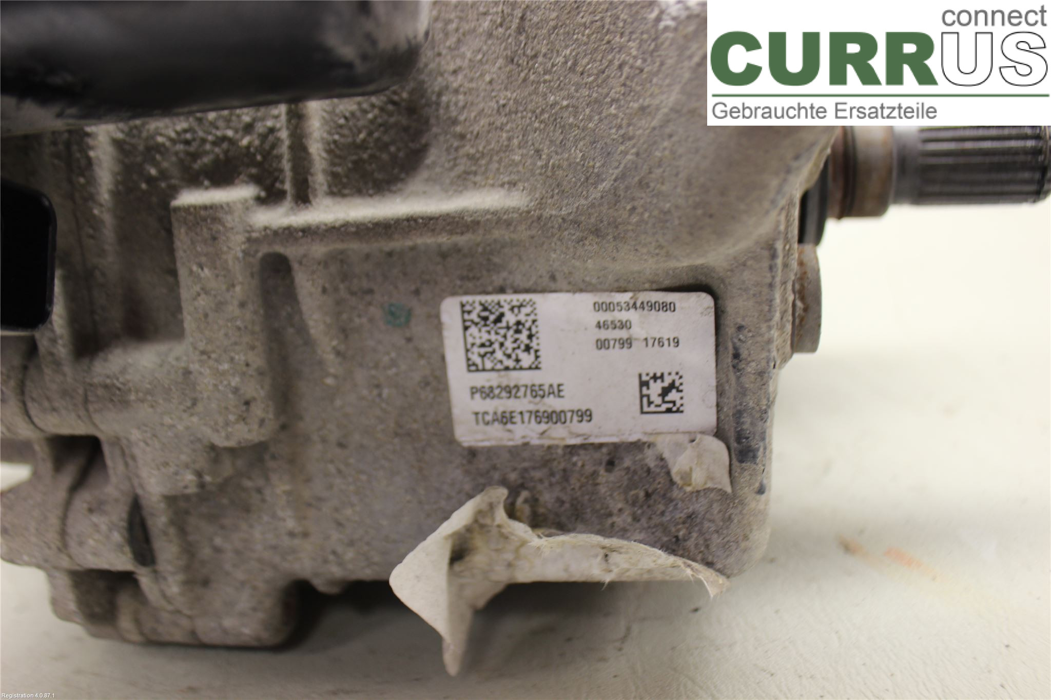 JEEP COMPASS Differential P68292765AE H