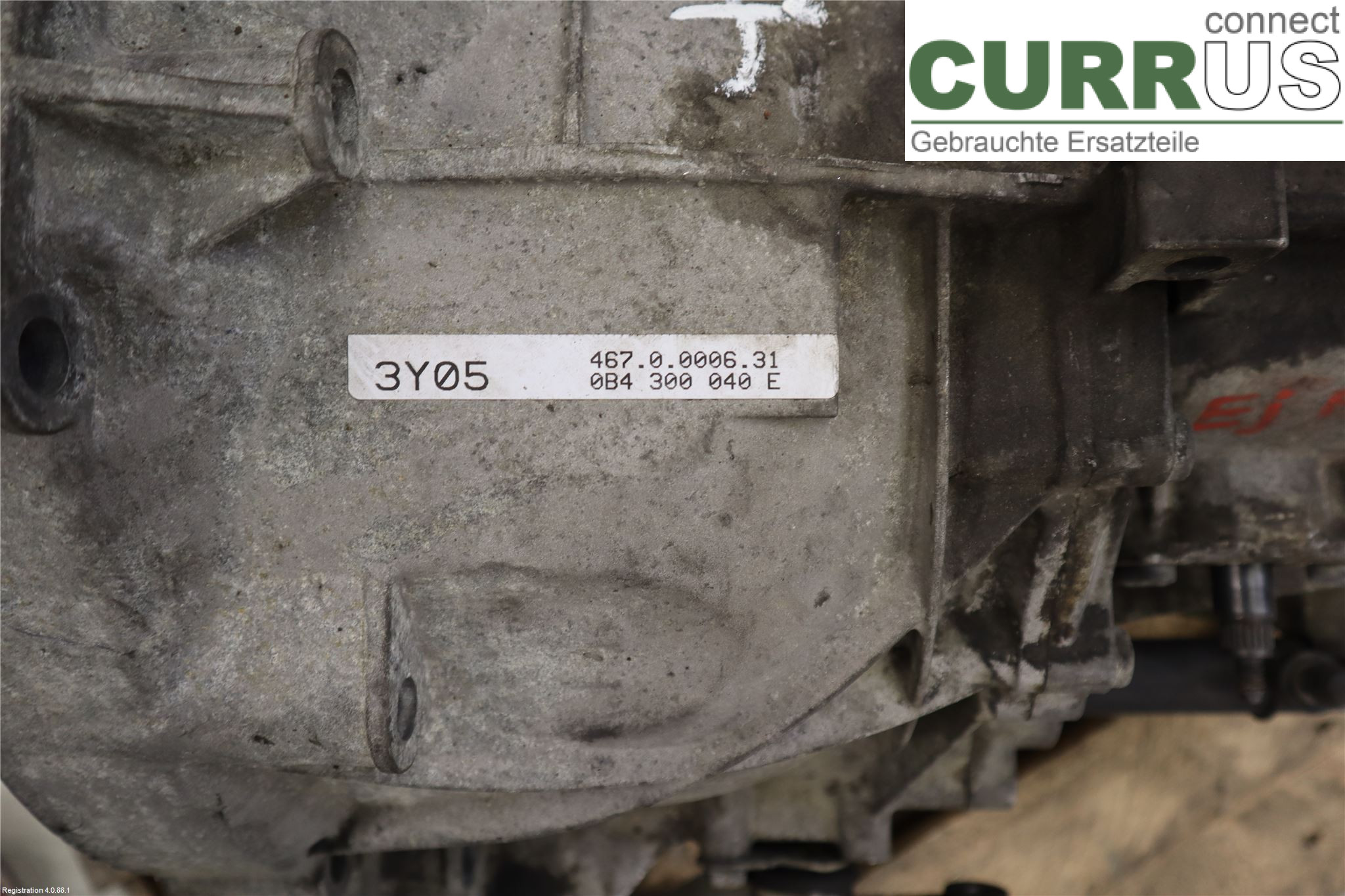 AUDI A4/S4  08-11 Gearbox (6-speed) 0B4300027A CCBA