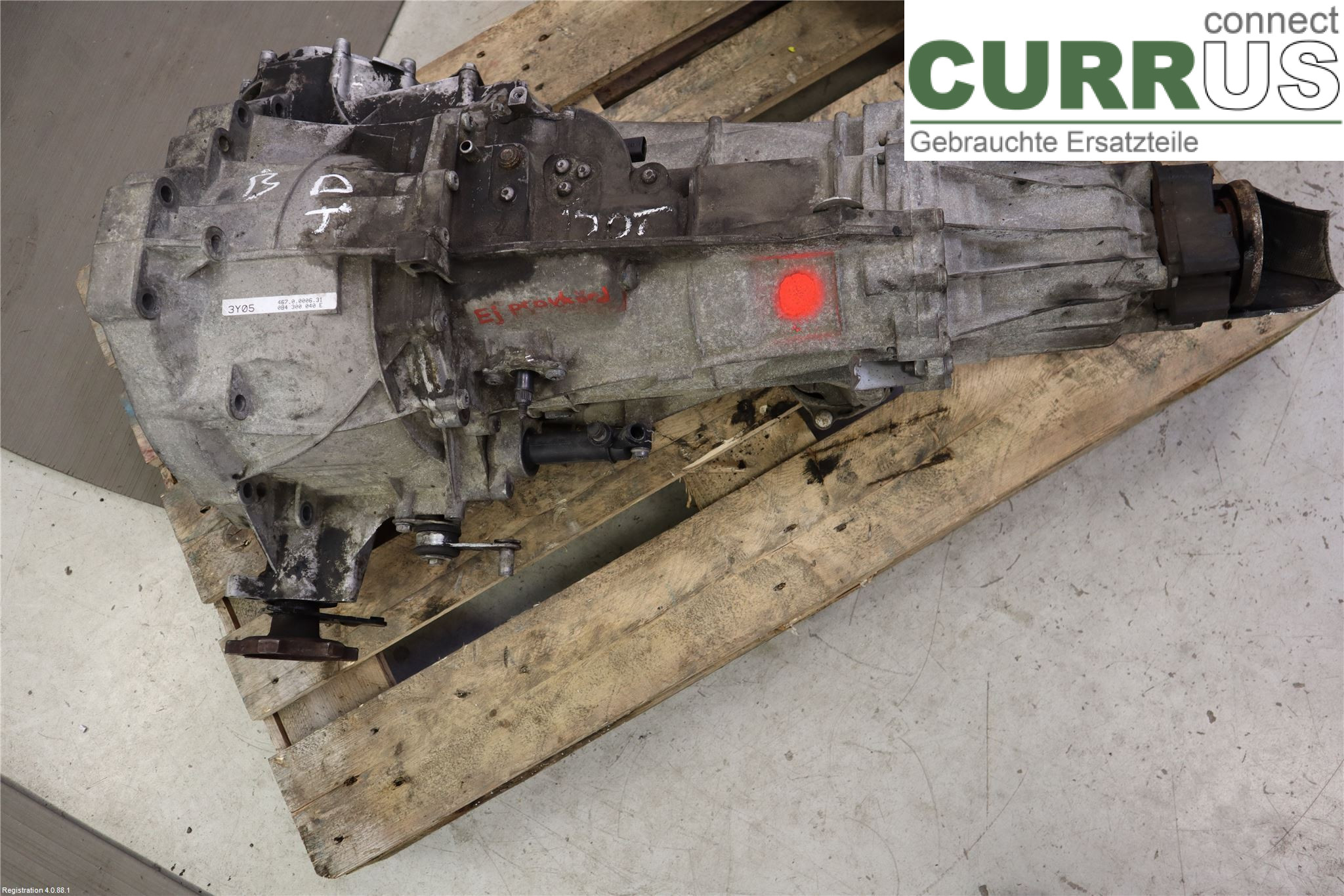 AUDI A4/S4  08-11 Gearbox (6-speed) 0B4300027A CCBA