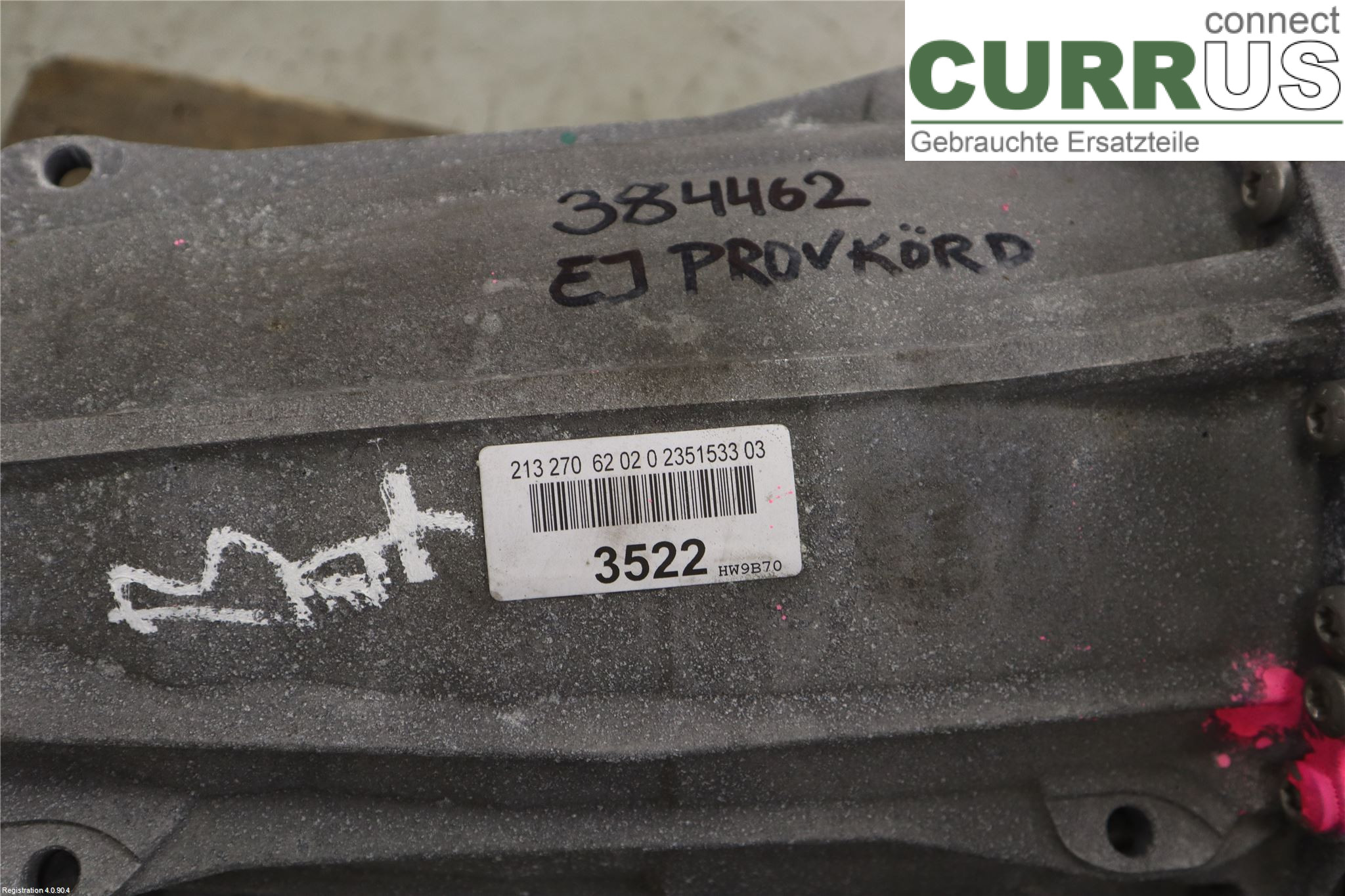 MB E-KLASS (W213)  16- Gearbox (Automatic) 2132706202 OM654.920