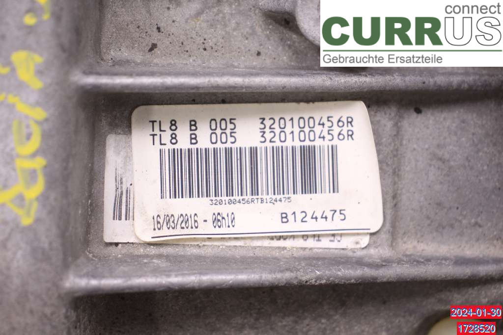 DACIA DUSTER  10-17 Skrzynia 6-biegowa 8201365769 1.5 DCI