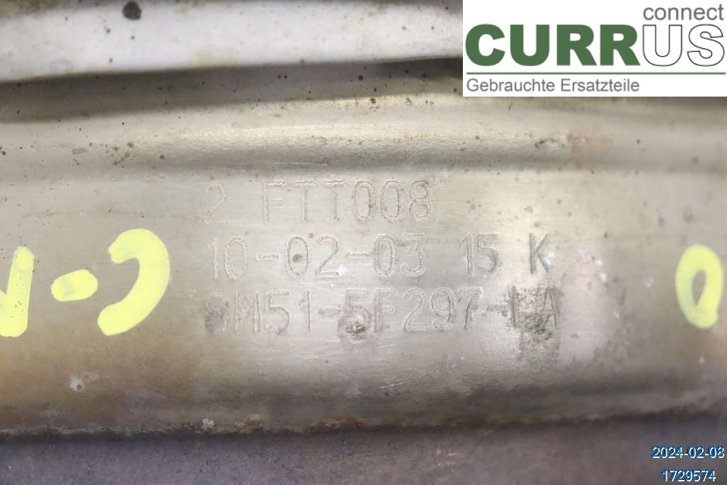 FORD FOCUS C-MAX I  07-10 Catalyst 1613185 2.0 TDCI