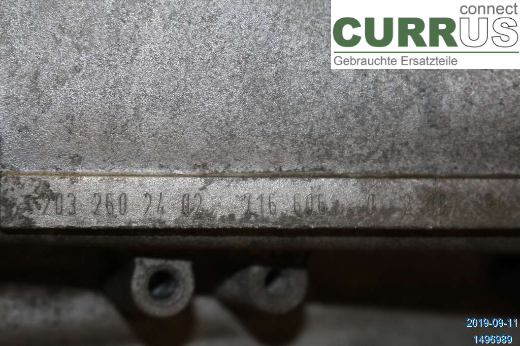 MB C (203)       00-07 Gearbox (6-speed) A2032602402 200 CDI