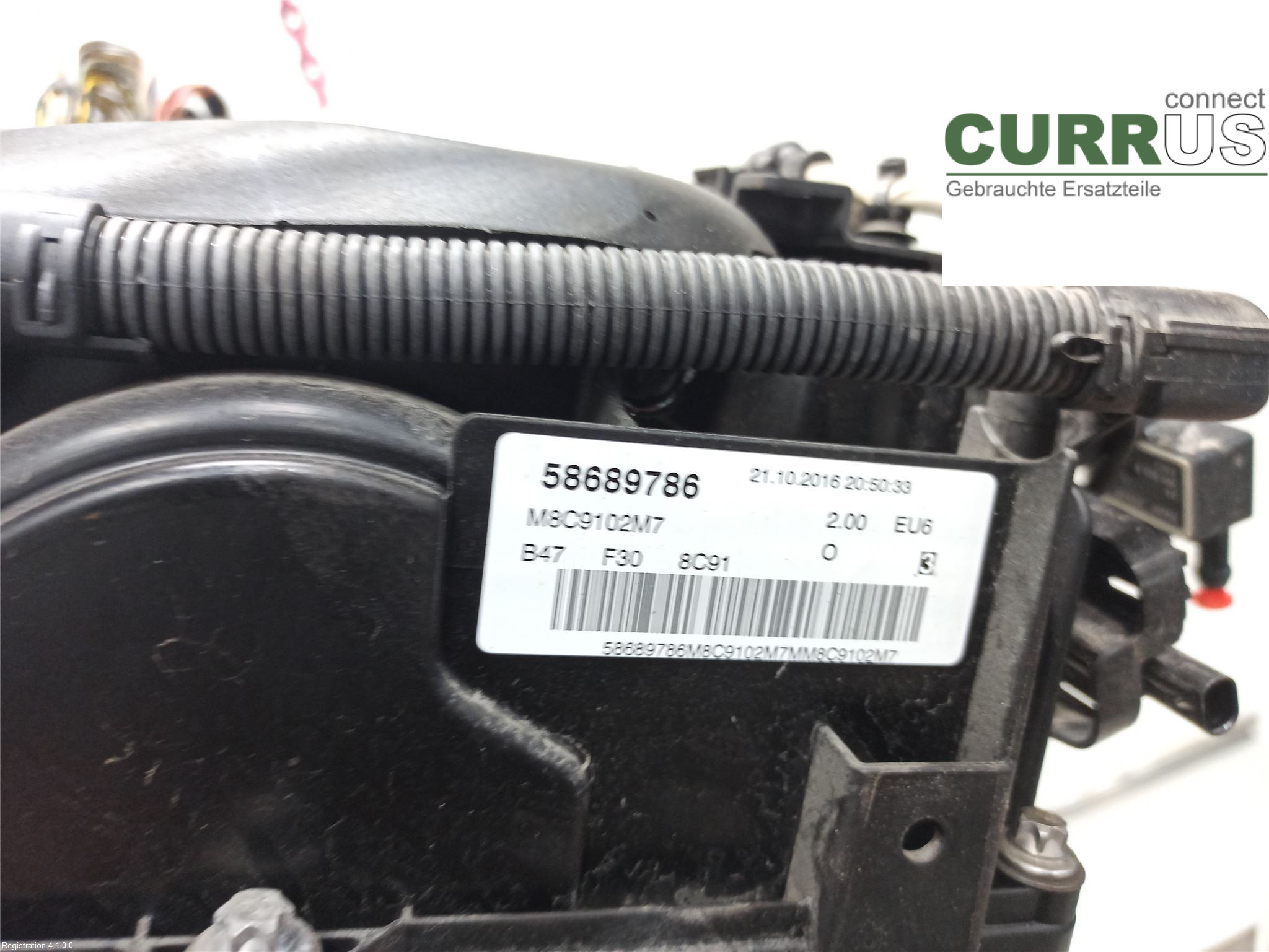 BMW 3 F30/F31/F80    12-19 Engine 11 00 2 473 150 B47-D20A