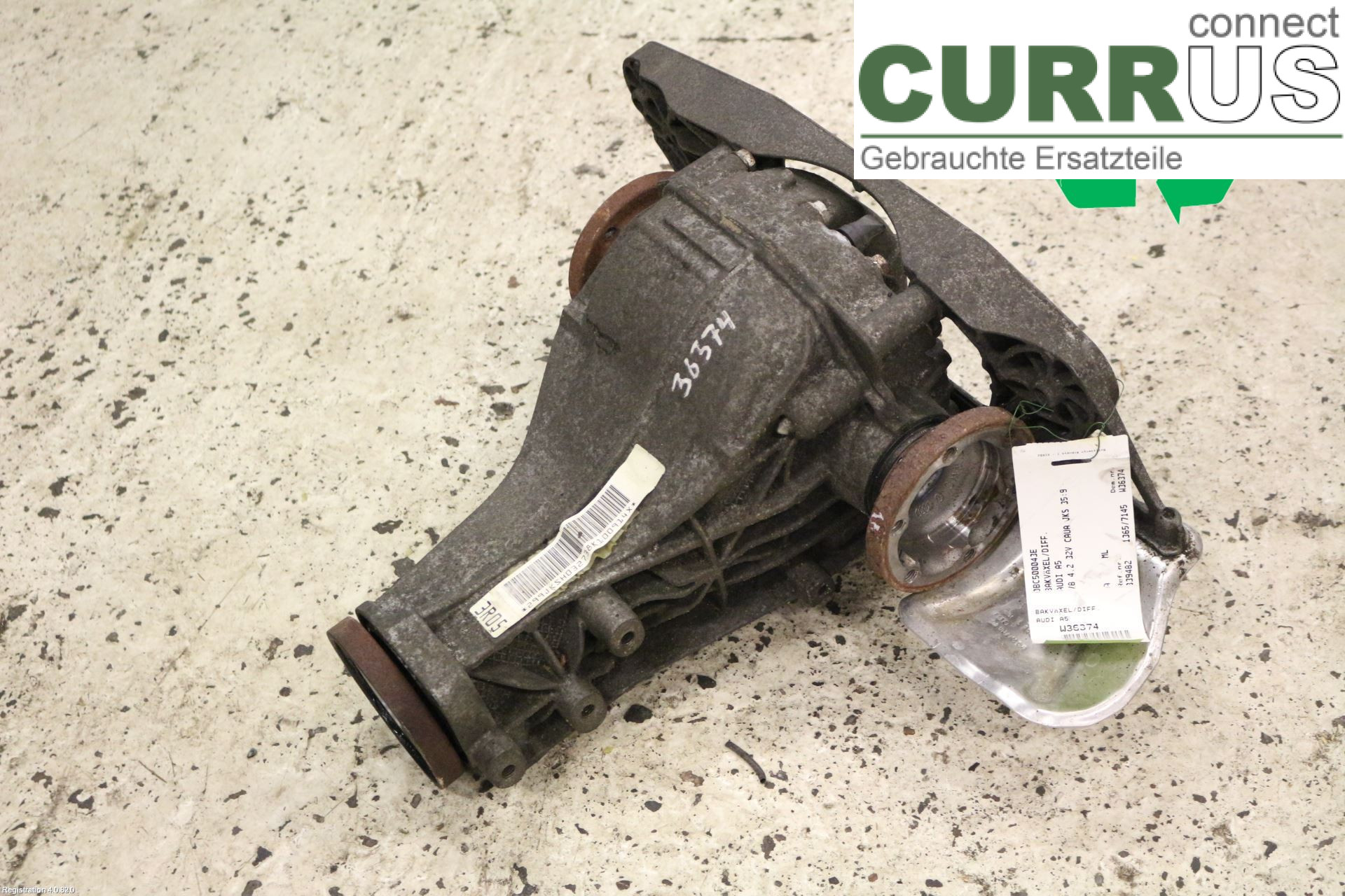 AUDI A5  07-16 Differential 0BC500043E CAUA V8 4,2
