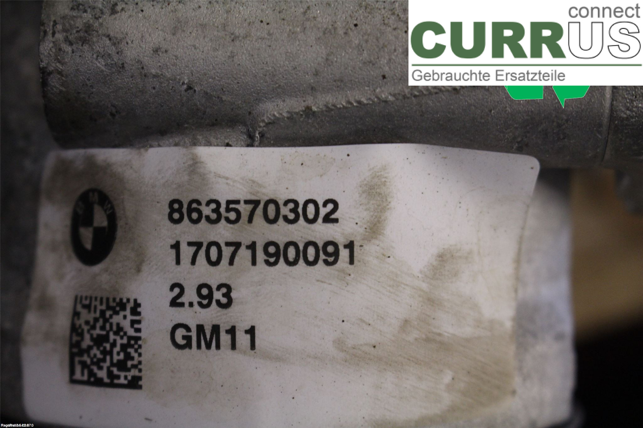 BMW 5 G30/G31/f90  17-23 Differential 31508635703 B47-D20A