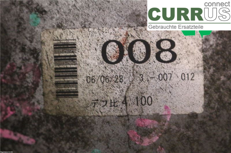 MITSUBISHI L200   06-15 Differential 3541A017 4D56