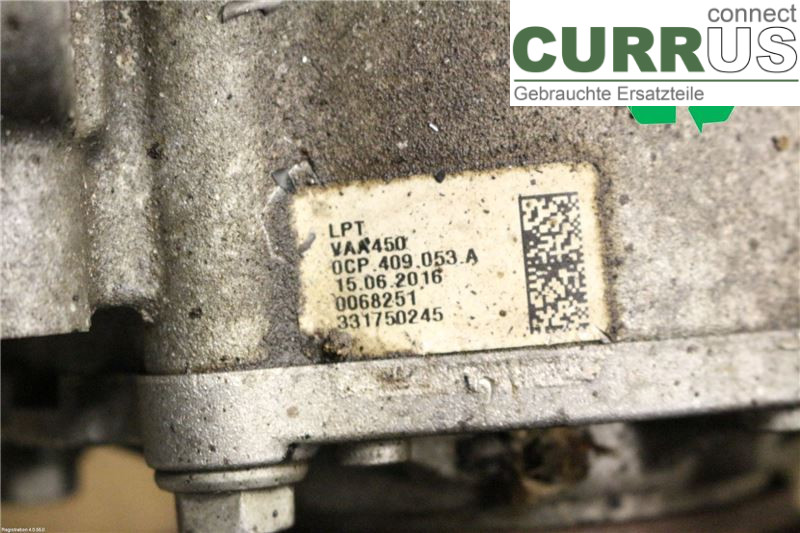 VW PASSAT  15-19 Distribution gear box 0CP409053L CUAA