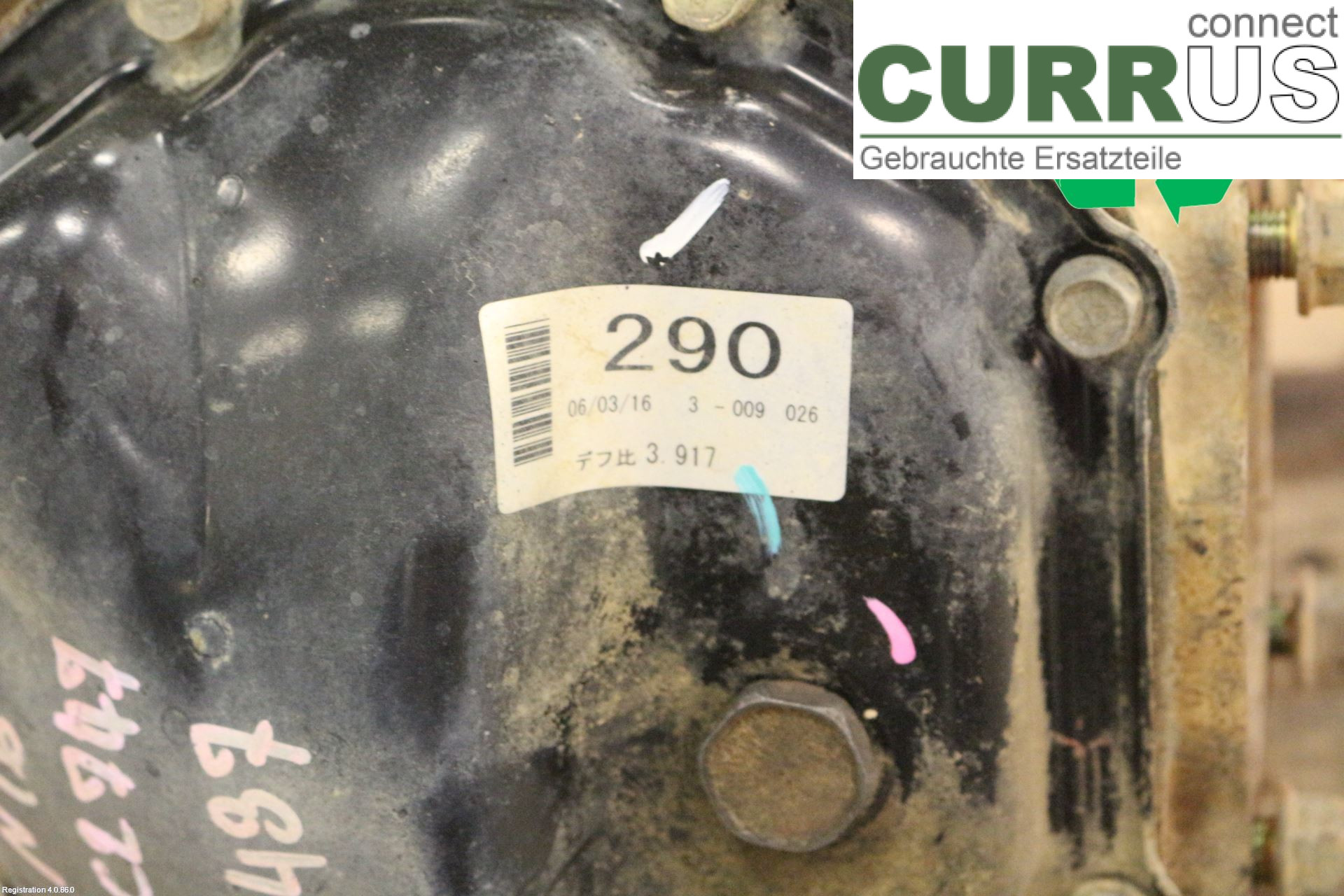 MITSUBISHI L200   06-15 Differential 3541A016 4D56