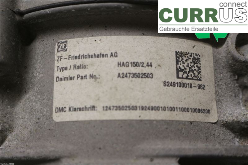 MB B-KLASS (W247)  19- Différentiel A2473502503 M260.920