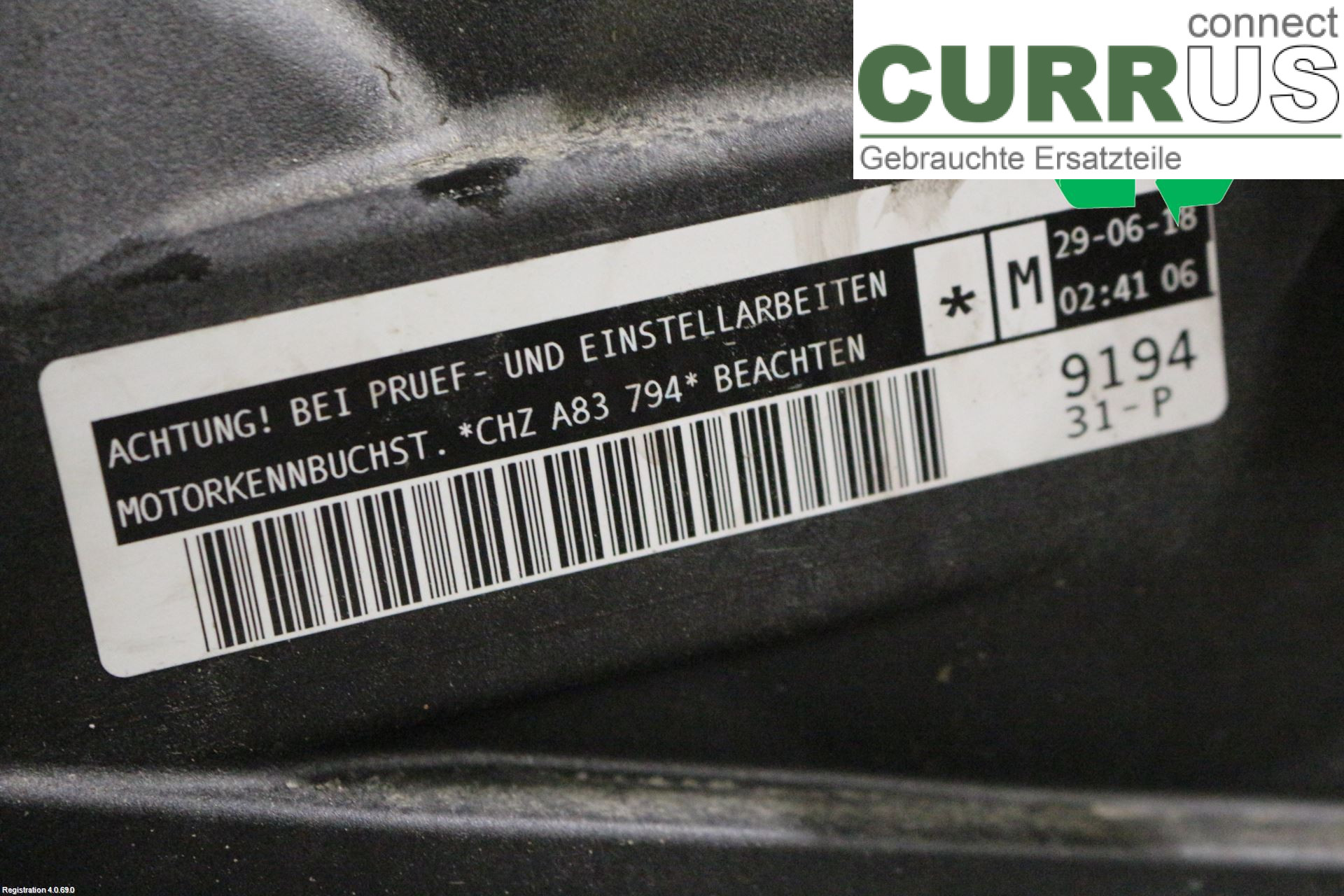 SKODA FABIA  15- Engine 04C100098GX CHZC