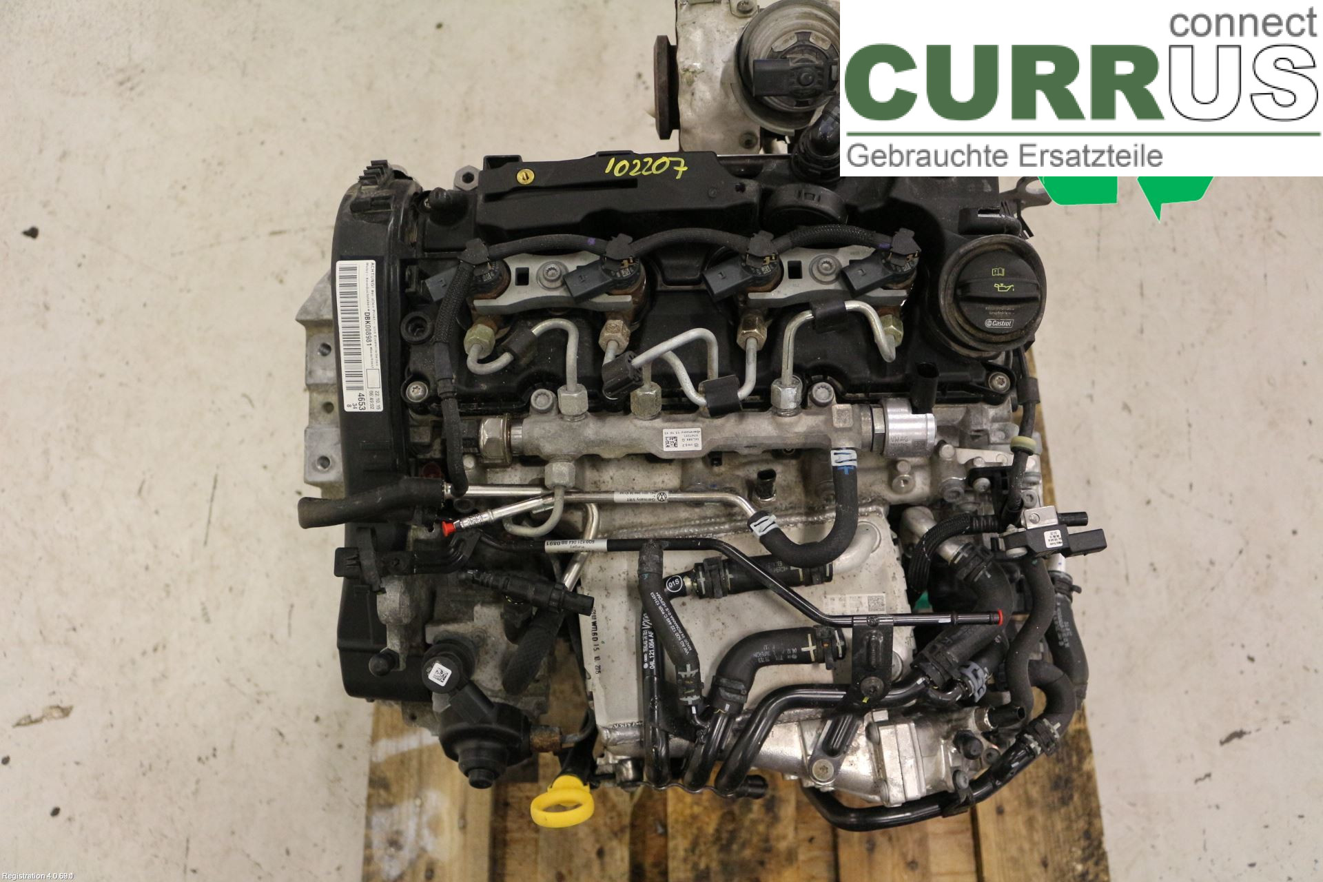VW GOLF / E-GOLF VII   13-20 Motor 04L100034CX DBKA