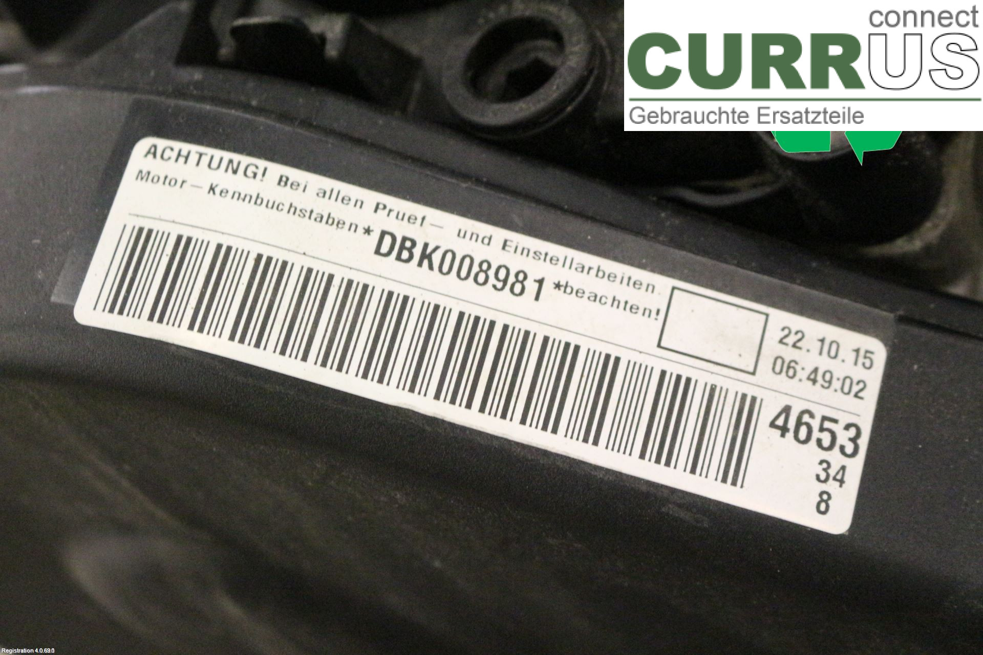 VW GOLF / E-GOLF VII   13-20 Motor 04L100034CX DBKA
