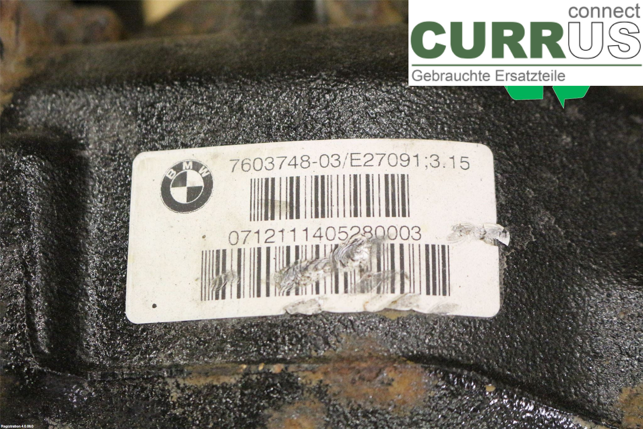 BMW 1 F20/F21   11-19 Différentiel 33107603748 N47-D20C
