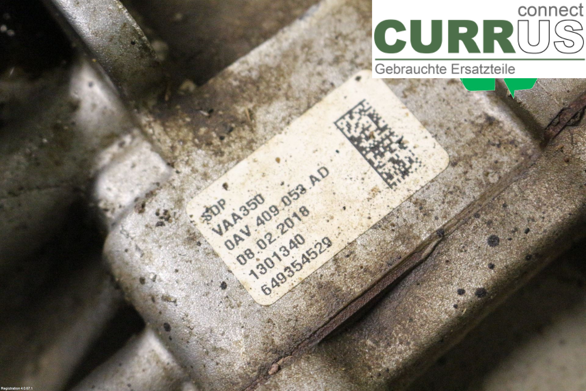 VW CADDY  16-20 Distribution gear box  DFSE