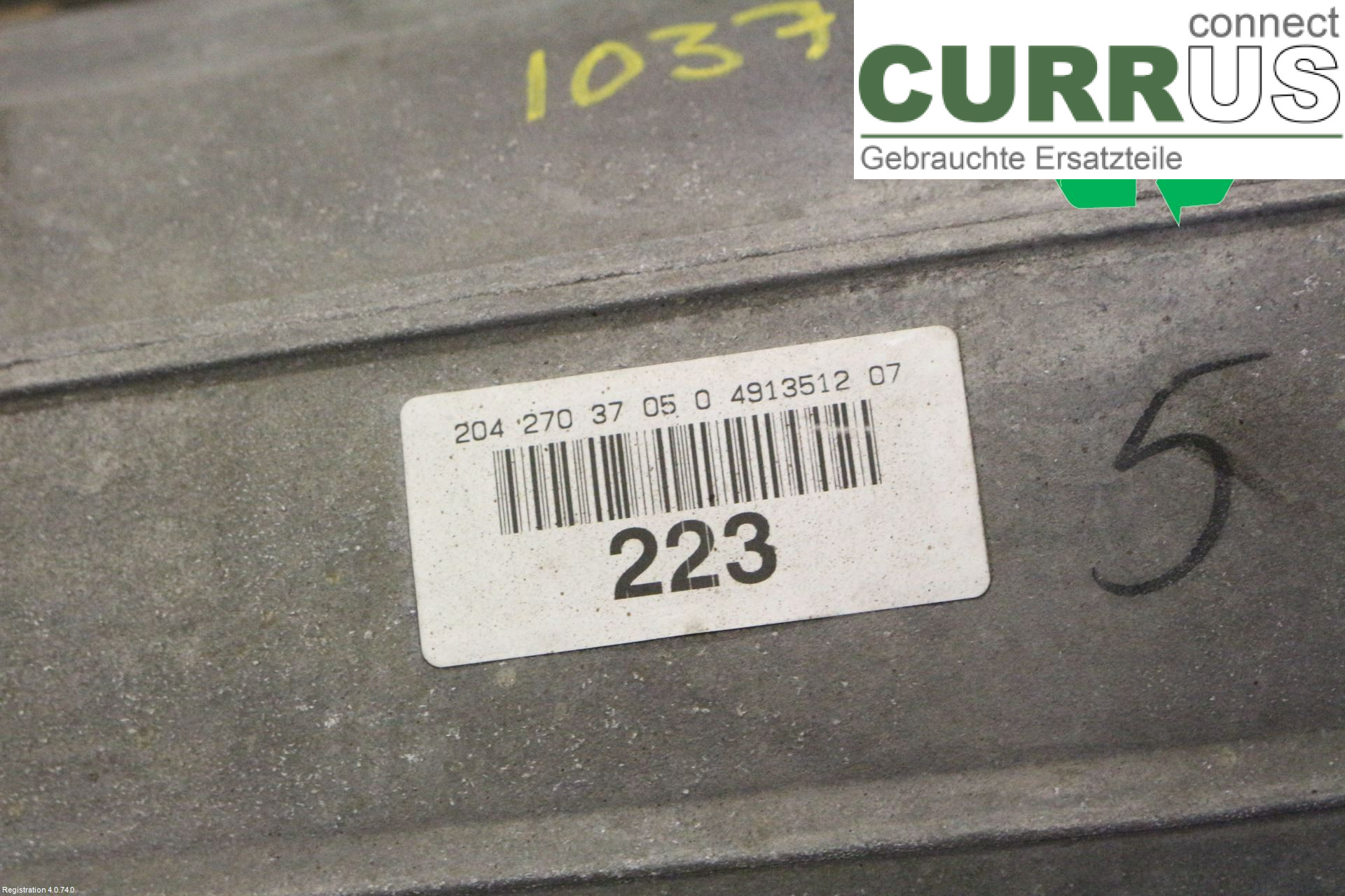 MB C (204)   07-15 Automatikgetriebe A204270910280 OM651.911