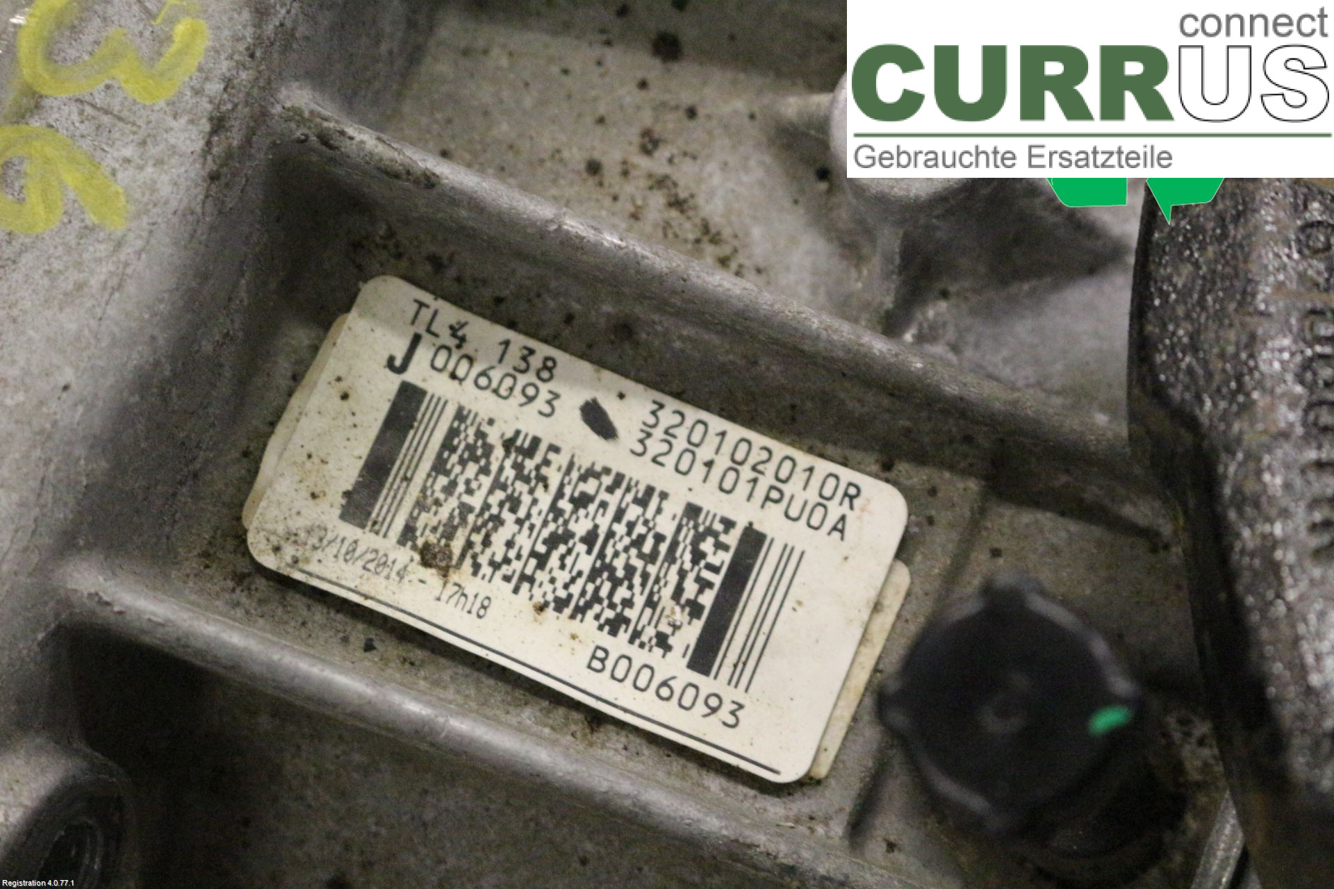 NISSAN PULSAR Gearbox (6-speed) 3201001Q9P K9K