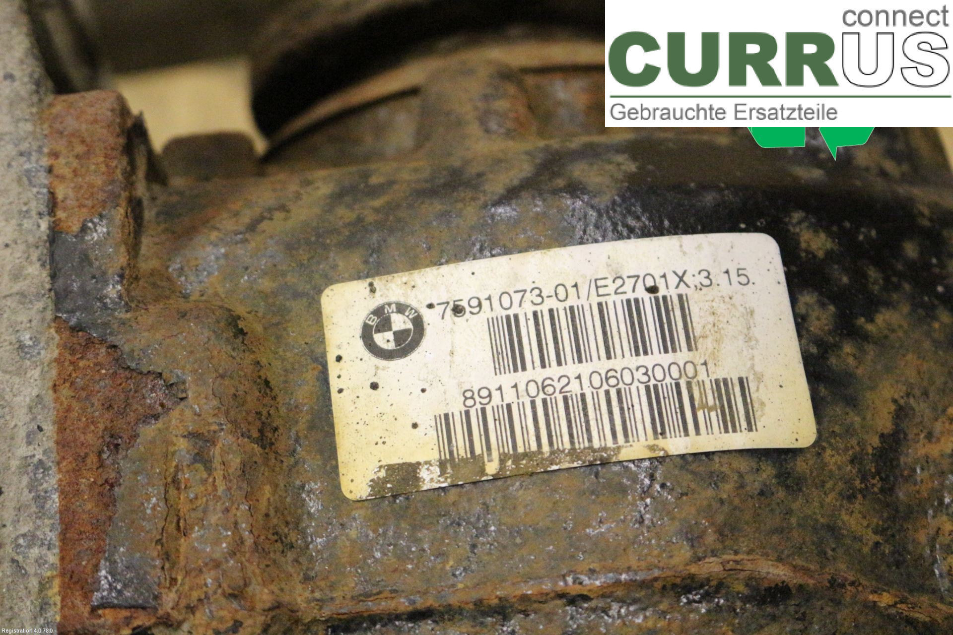 BMW 3 E90/91 SED/TOU 05-12 Differential 33107591074 N47-D20C
