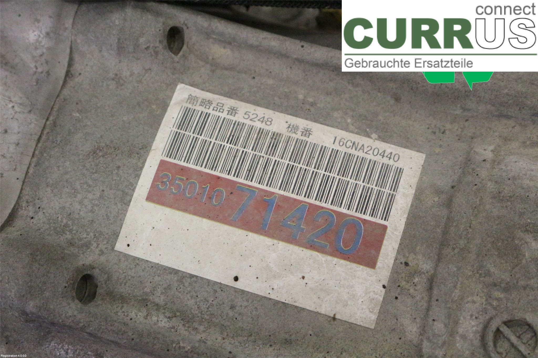 TOYOTA HILUX  16- Gearbox (Automatic) 3500071420 2GD-FTV