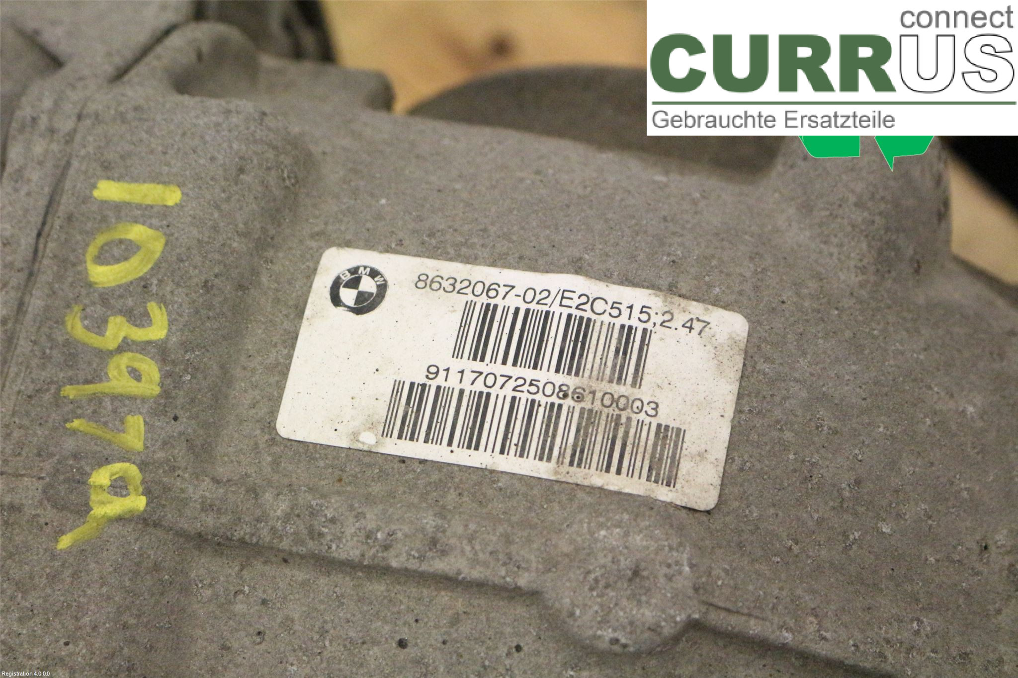 BMW 5 G30/G31/f90  17-23 Dyferencjał 33109454750 B57-D30A