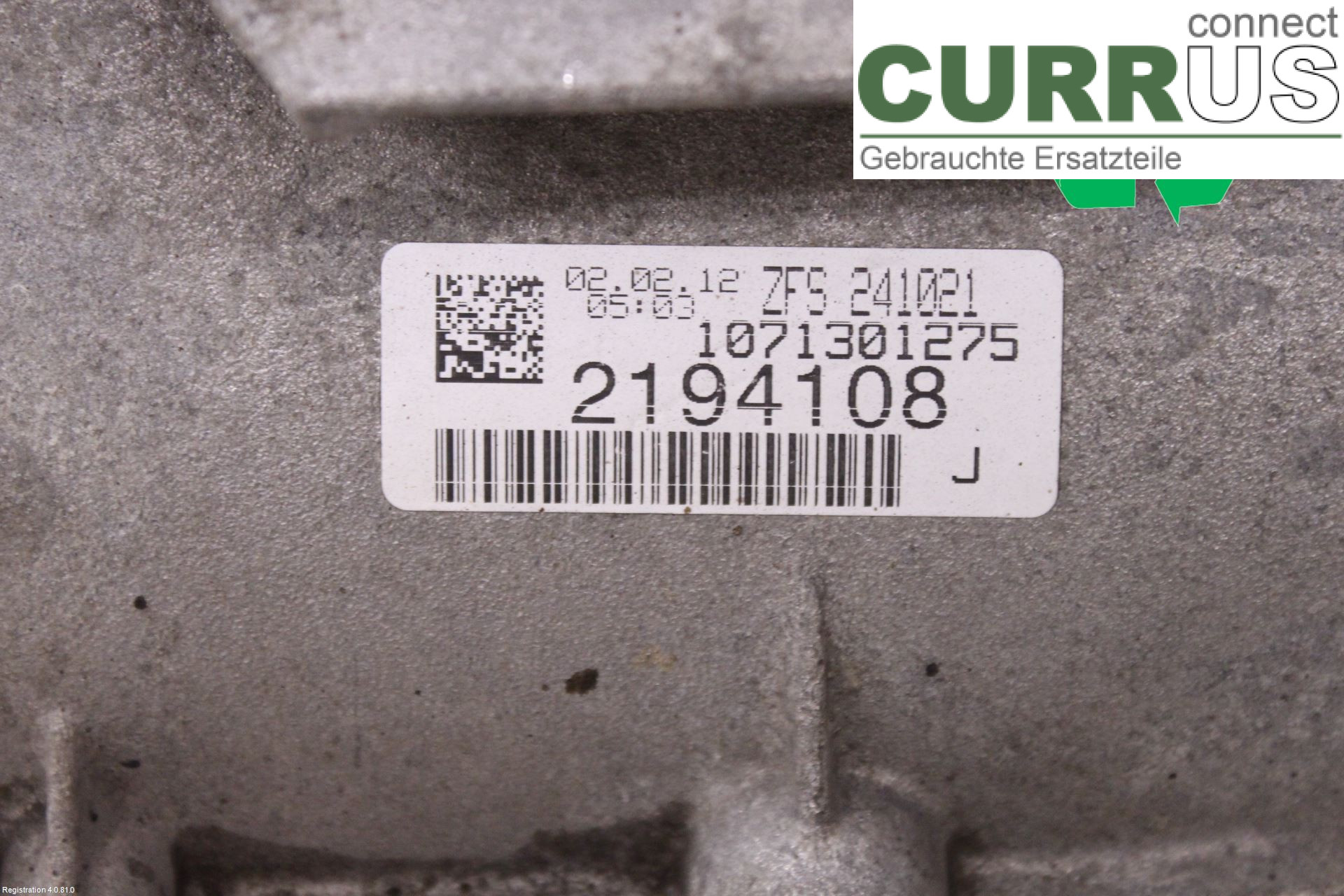BMW 3 E90/91 SED/TOU 05-12 Automatikgetriebe 24007630971 N47-D20C