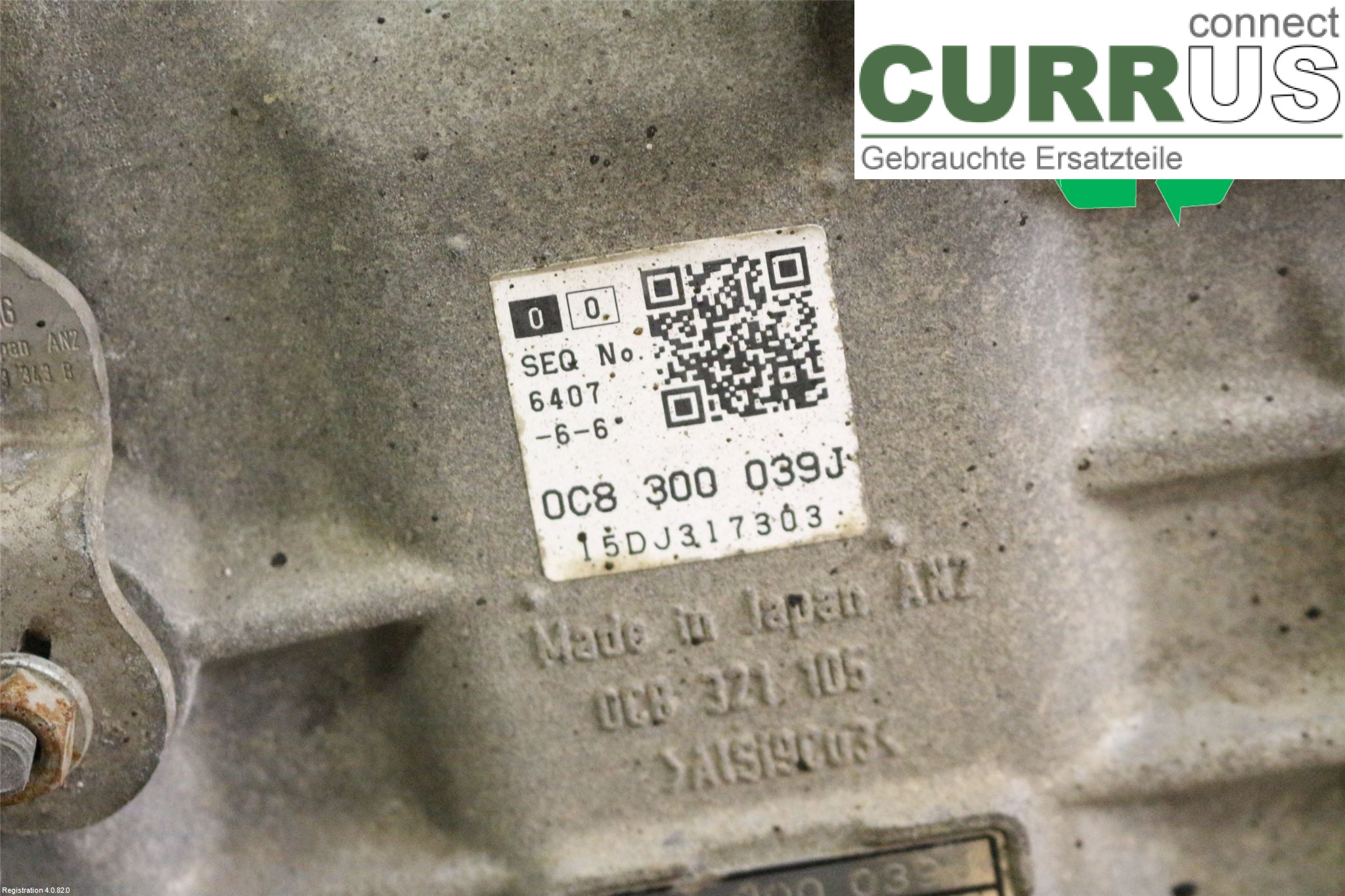VW TOUAREG 7P  11-18 Gearbox (Automatic) 0C8300039JX CVWA
