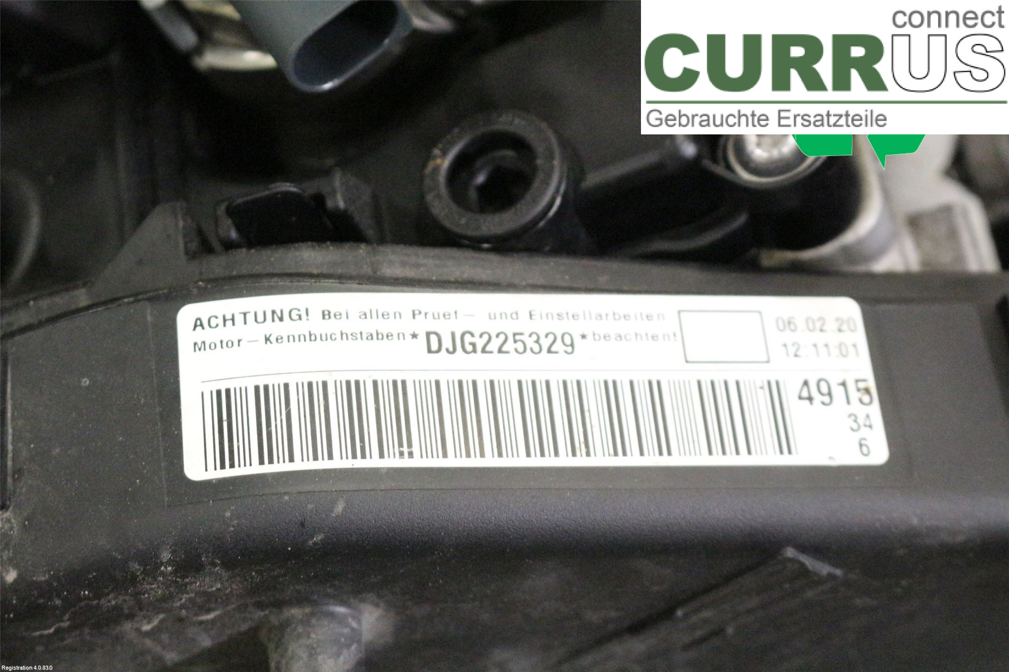 VW GOLF / E-GOLF VII   13-20 Engine 04L100093KX DJGA