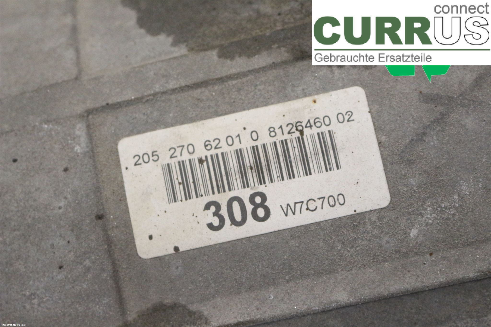 MB C-KLASS (W205)  14- Gearbox (Automatic) A205270720180 M274.910