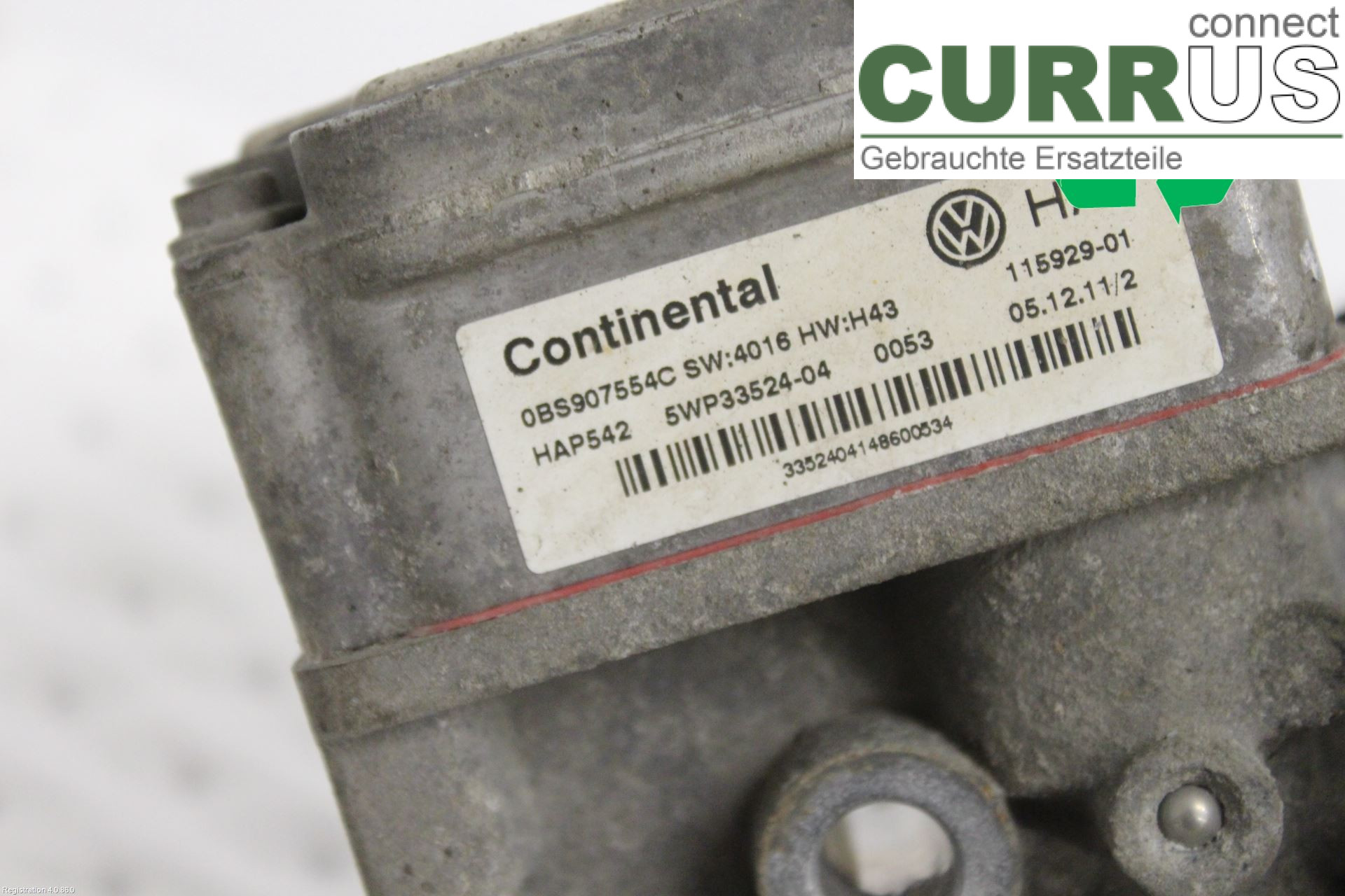 VW PASSAT  11-14 Differential 0BS525554B CFGB