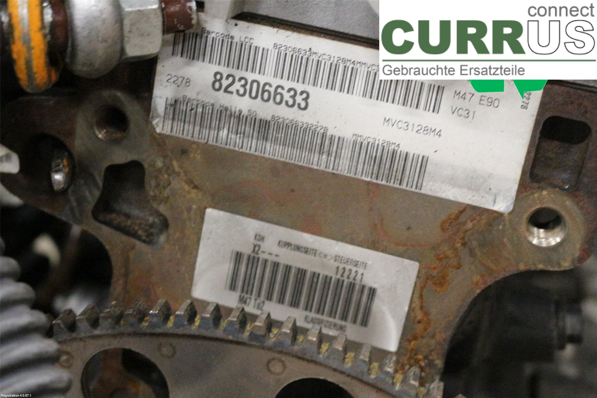 BMW 3 E90/91 SED/TOU 05-12 Engine 11000441271 M47-TU2D20