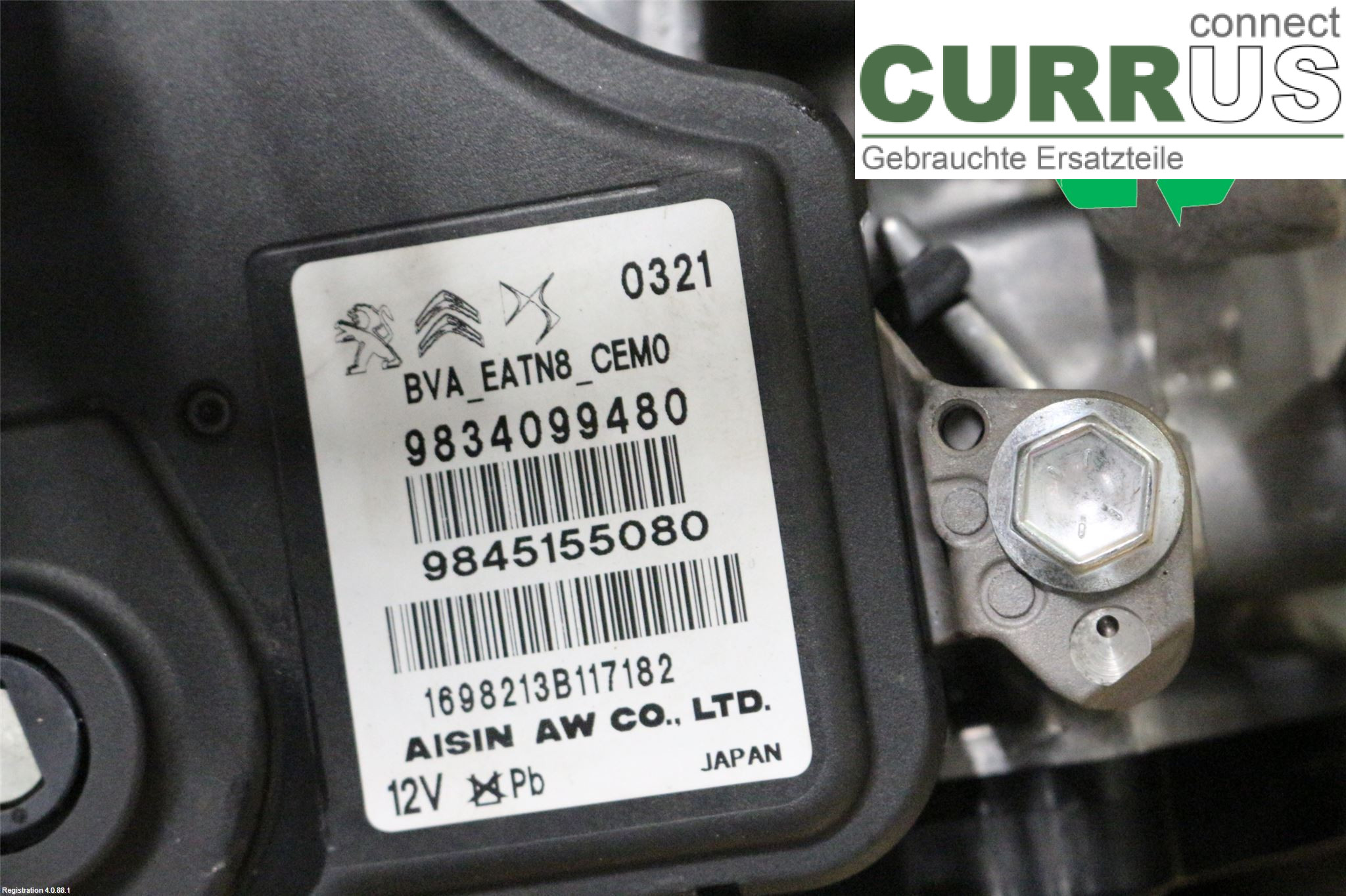 PEUGEOT 508  19- Gearbox (Automatic) 1680525180  DGZ