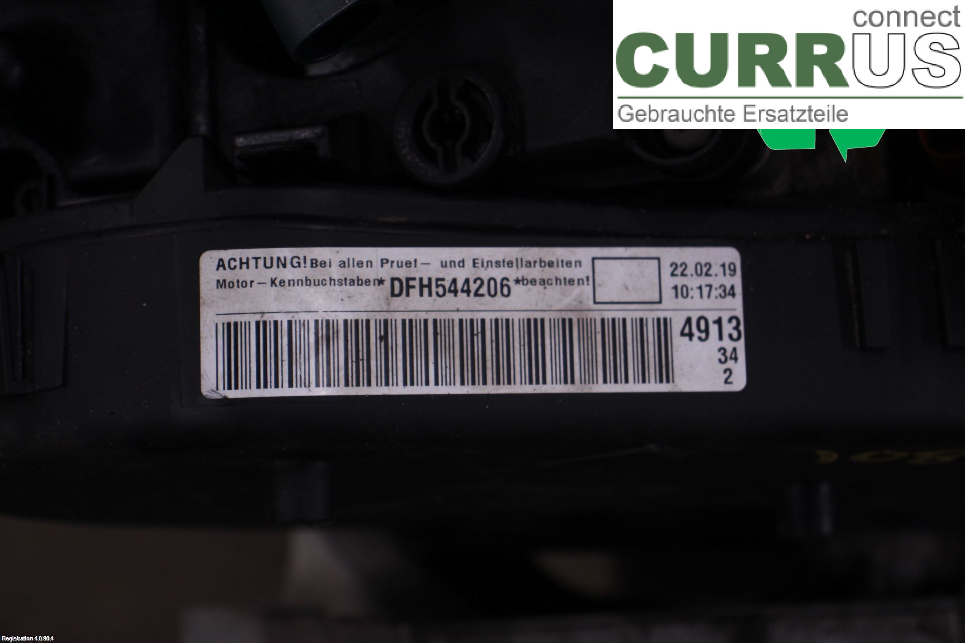 VW PASSAT  15-19 Motor 04L100091HX DFHA