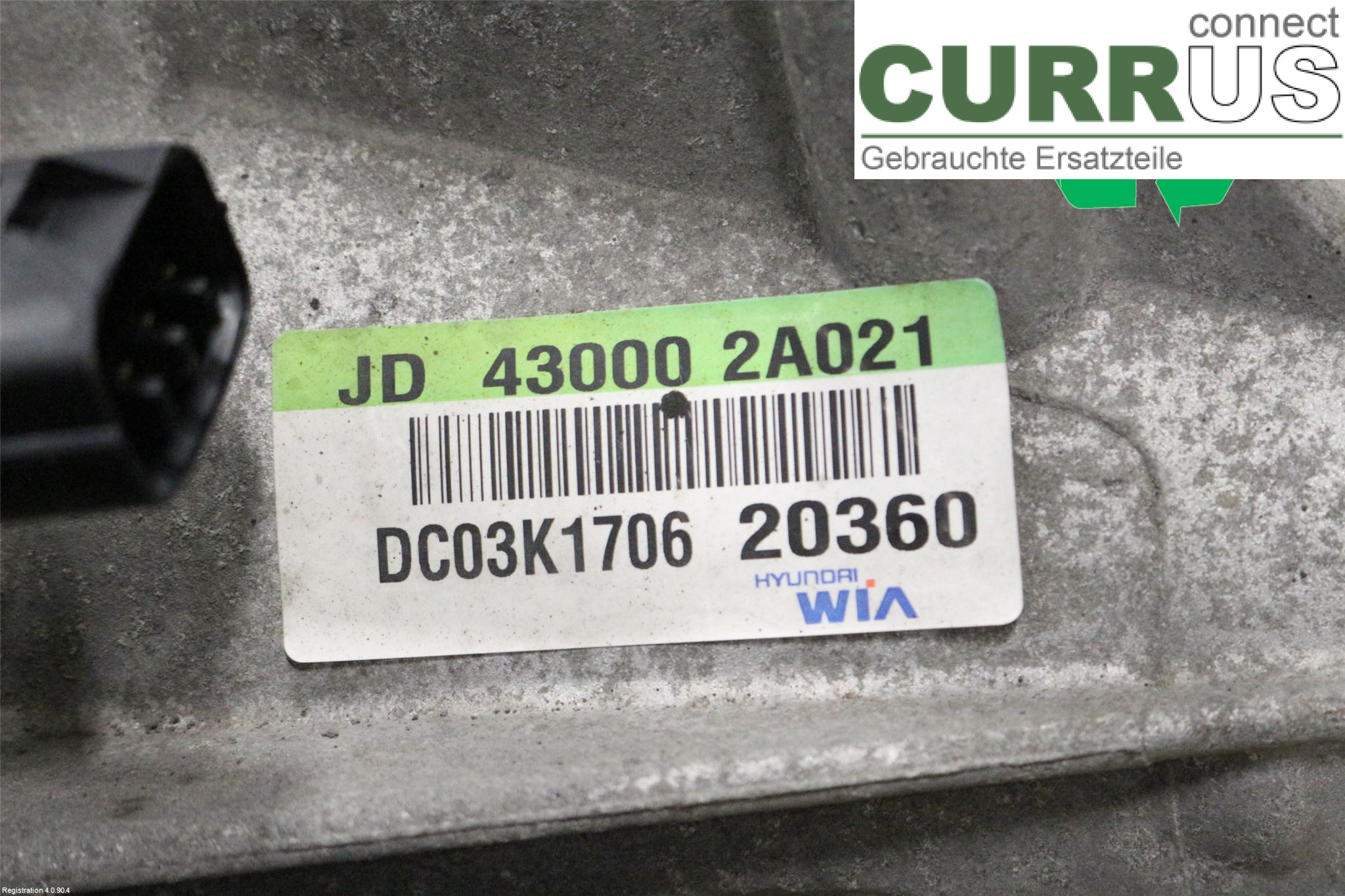 KIA CEED  12-18 Automatikgetriebe 430002A021 G4FD