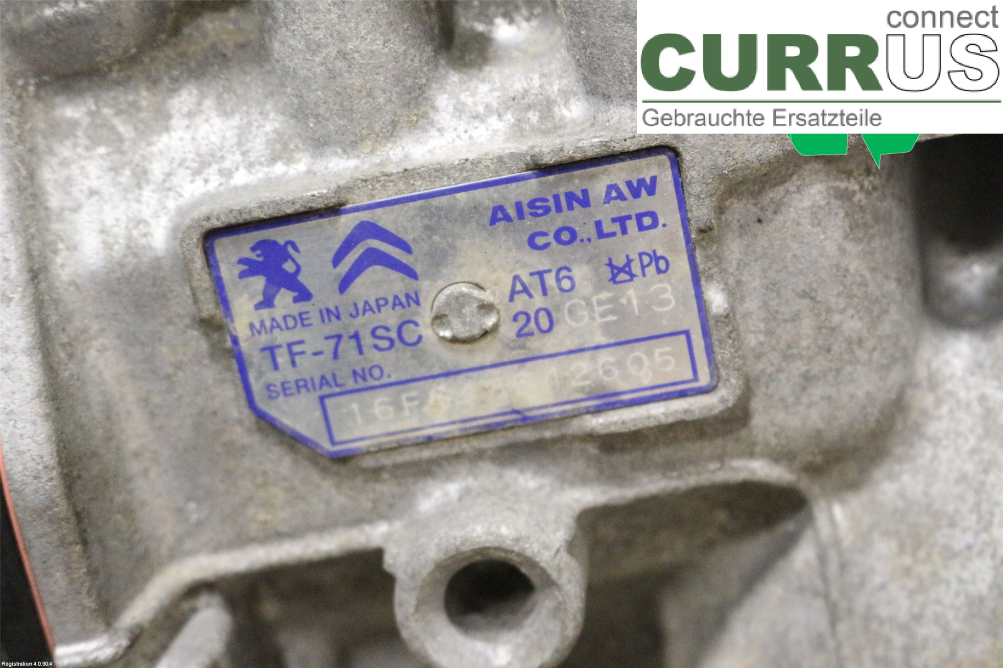 PEUGEOT 308  14-21 Skrzynia biegów automatyczna 1637310080 HNY