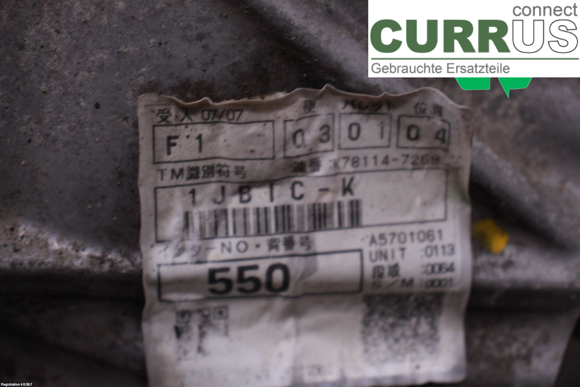 TOYOTA AURIS      13-19 Gearbox (6-speed) 3030012F10 1WW