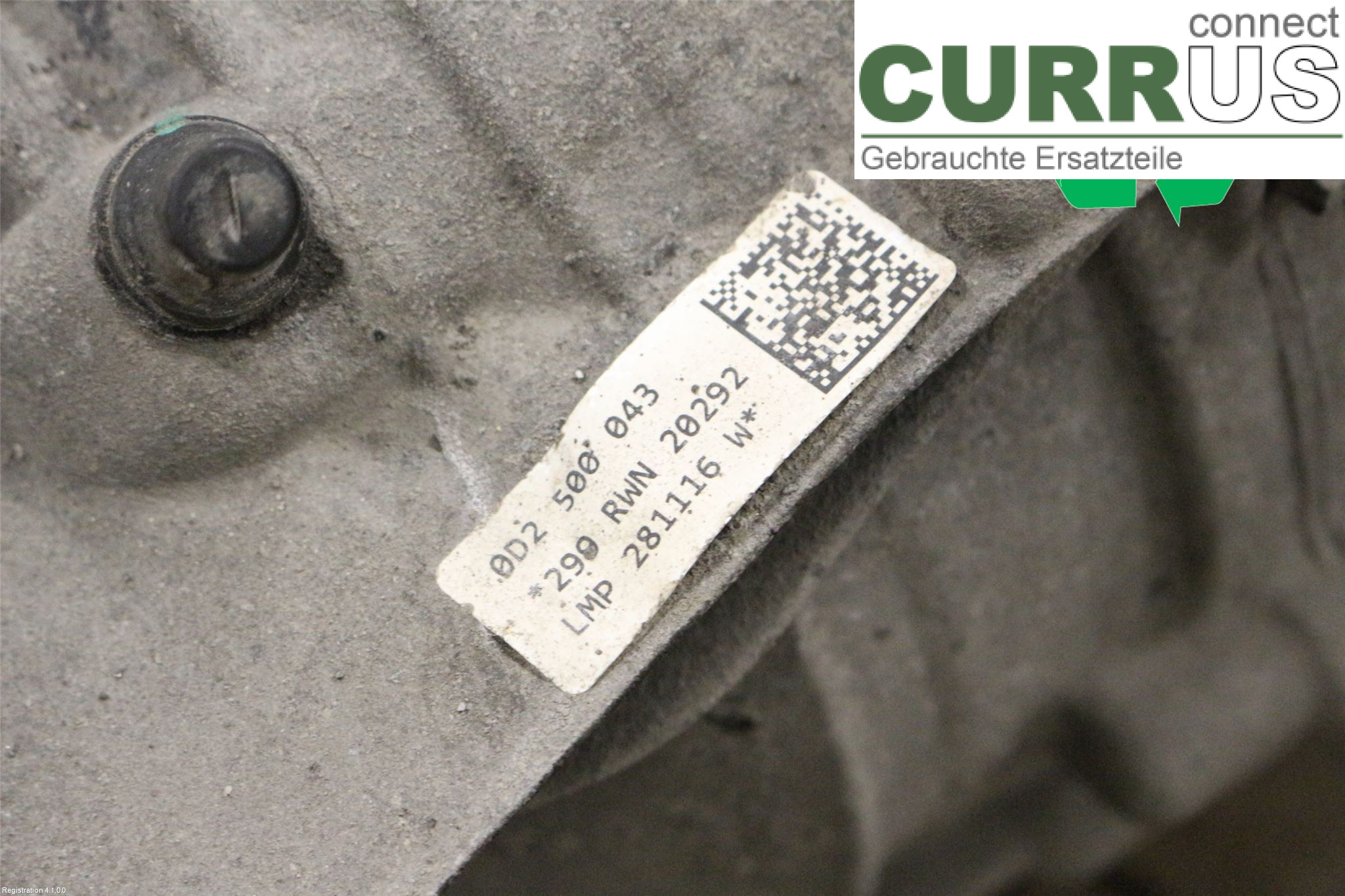 AUDI Q7/SQ7 Differential 0G2500043C CVZA