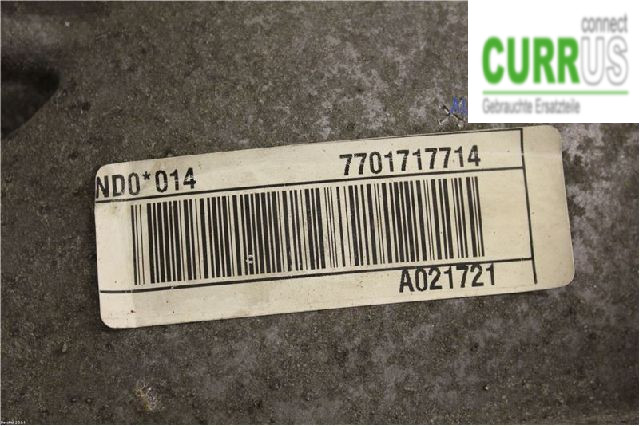 RENAULT MÉGANE II  03-05 6-Gang-Getriebe 7701717856 2.0i16V