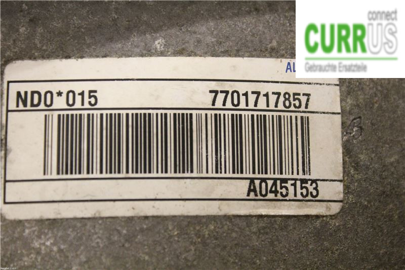 RENAULT SCÉNIC/GRAND 03-06 Gearbox (6-speed) 7701717857 2.0i16V