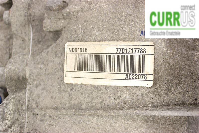RENAULT MÉGANE II  03-05 6-Gang-Getriebe 7701717858 2,0i16V
