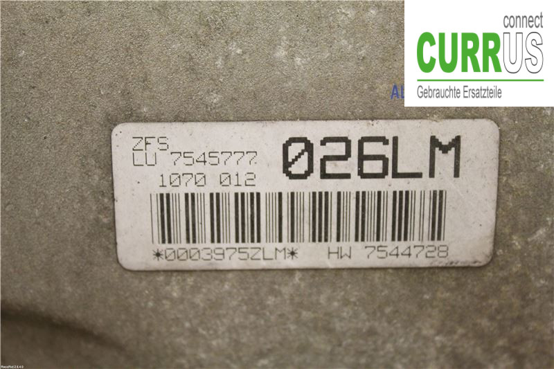 BMW 7 E65/66    00-08 Gearbox (Automatic) 24007545777 740d