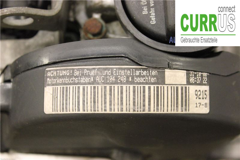 VW LUPO Engine 030100098RX 1.0