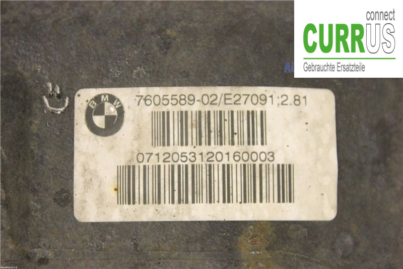 BMW 3 F30/F31/F80    12-19 Differential 33107605590 320d