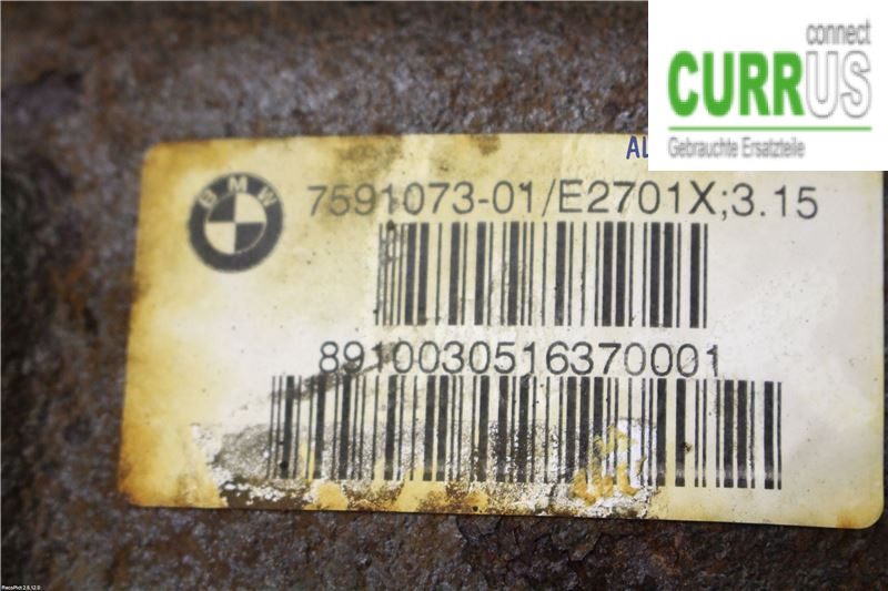 BMW 3 E90/91 SED/TOU 05-12 Differential 33107591074 320d
