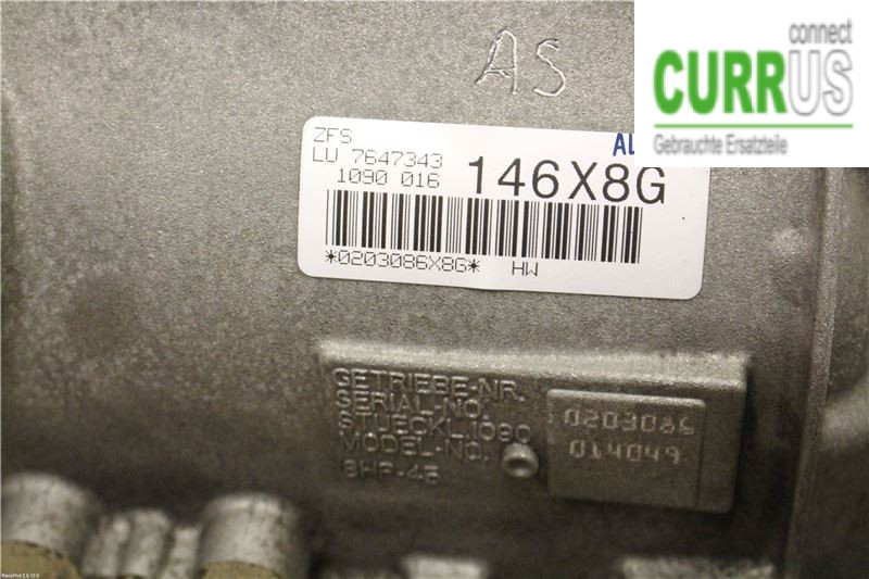 BMW 3 F30/F31/F80    12-19 Boîte automatique 24008623595 320d