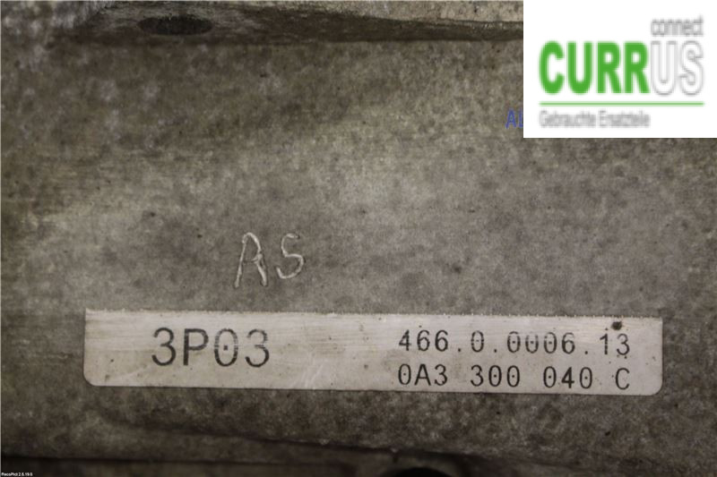 AUDI A4/S4  05-07 Gearkasse 6 gear 0A3300040C 2.0 TDI